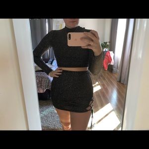 Sparkly two piece set